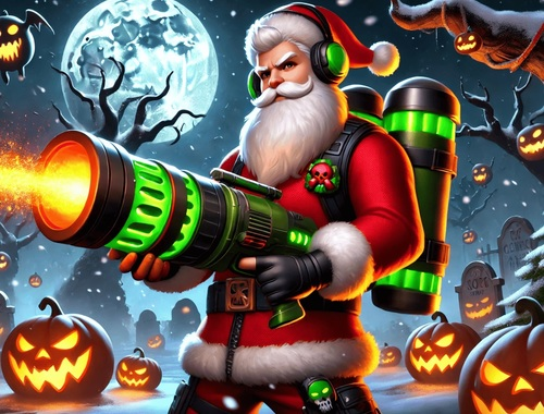 Gra Santa vs Monsters w Internecie