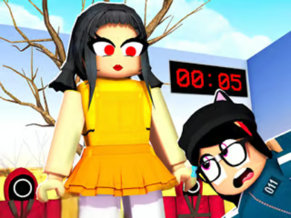 Gra Puzzle Jigsaw: Gra Squid vs Roblox  w Internecie