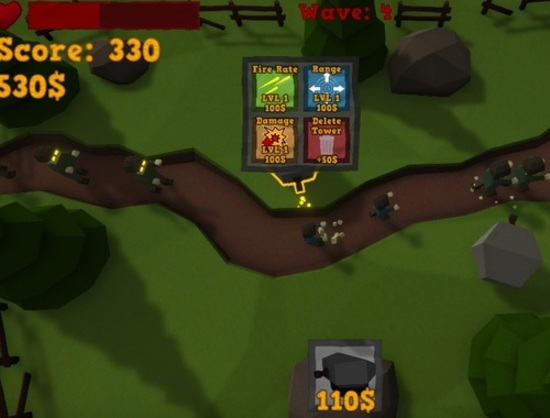 Gra Obrona Zombie Tower  w Internecie