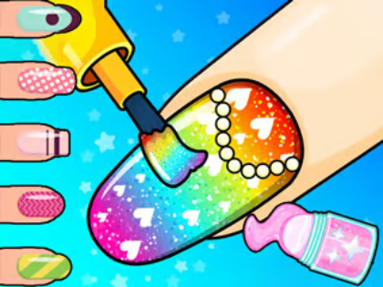Gra Kolorowanka: Salon Nail  w Internecie