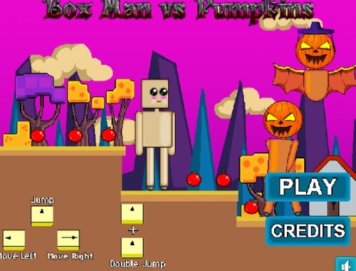 Gra Box Man vs Pumpkins w Internecie