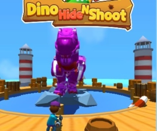 Gra Dino hide n strzelaj  w Internecie