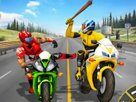 Gra Atak moto - wyścigi rowerowe  w Internecie