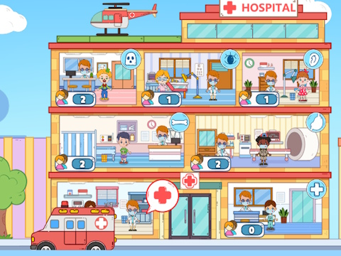 Gra Toca Avatar: mój szpital  w Internecie