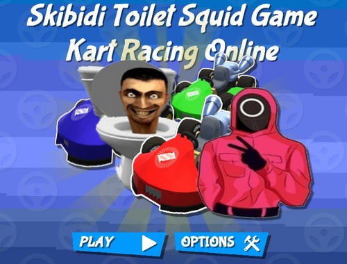 Gra Skibidi toalety game game wyścigi gokart  w Internecie