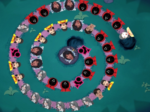 Gra Squid Game Bubble Shooter w Internecie