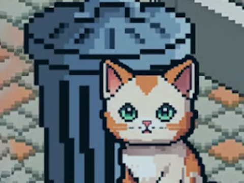 Gra Pixel Cat Simulator: moje zwierzęta  w Internecie