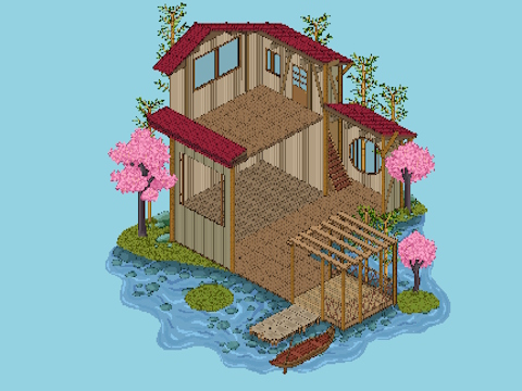 Gra Pixel House w Internecie