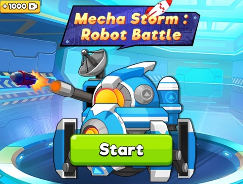 Gra Bitwa robota burzowego Mecha  w Internecie