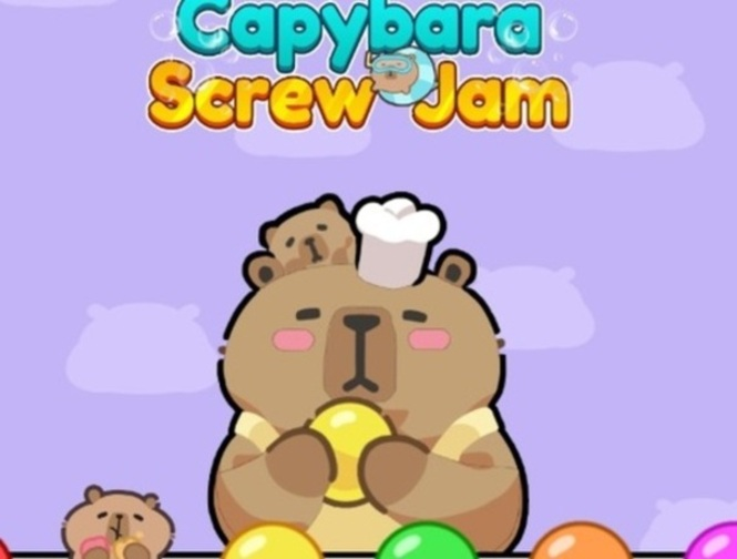 Gra Kapibara śrubowa dżem  w Internecie