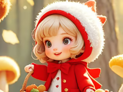 Gra Puzzle Jigsaw: Little Red Riding Hood  w Internecie