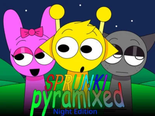 Gra Sprunki Pyramixed: Night Edition w Internecie
