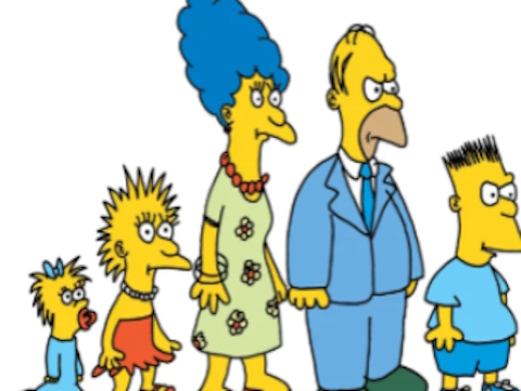 Gra Simpsonowie znajdują różnicę  w Internecie