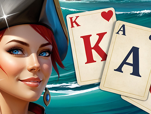 Gra Solitaire Klondike Treasure Island w Internecie