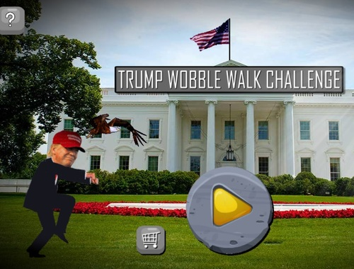 Gra Trump Wobble Walk Challenge w Internecie