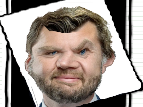 Gra Śmieszna twarz JD Vance  w Internecie