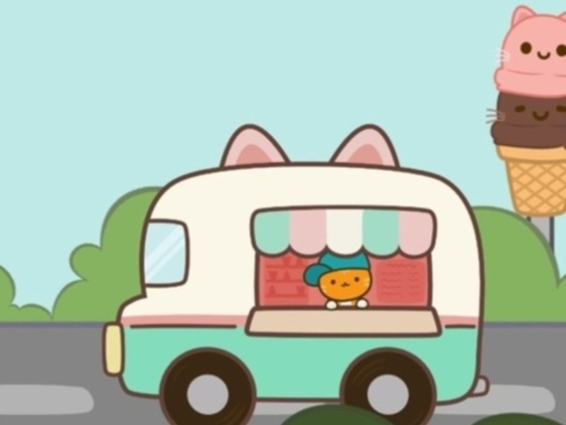 Gra Purrfect Scoops w Internecie