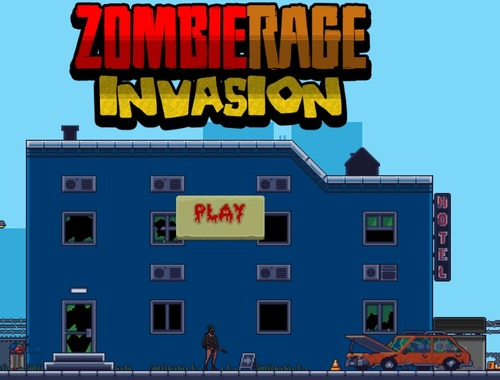 Gra Inwazja zombie wściekłości  w Internecie