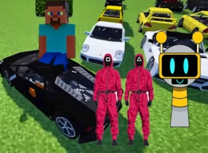 Gra Minecraft Squid Drift Drift Multiplayer  w Internecie