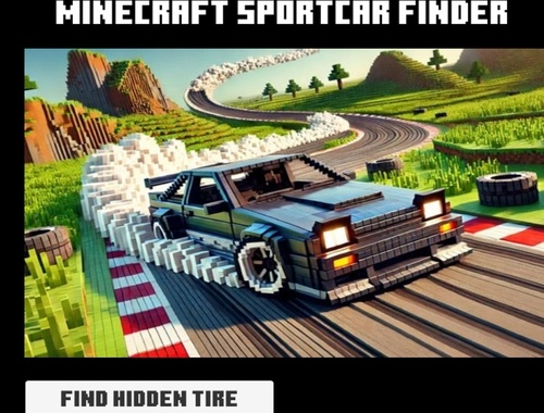 Gra Minecraft Sportcar Finder w Internecie