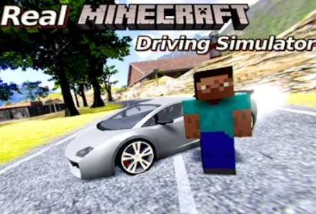 Gra Prawdziwy symulator jazdy Minecraft  w Internecie