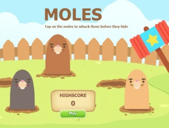 Gra Mole  w Internecie