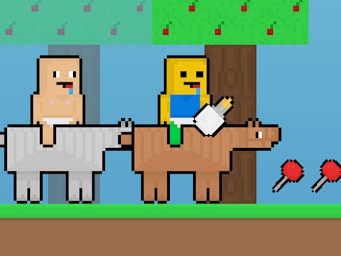 Gra Baby Noob vs Baby Obby Horse  w Internecie