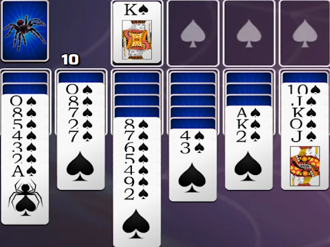 Gra Pik Spider Solitaire  w Internecie