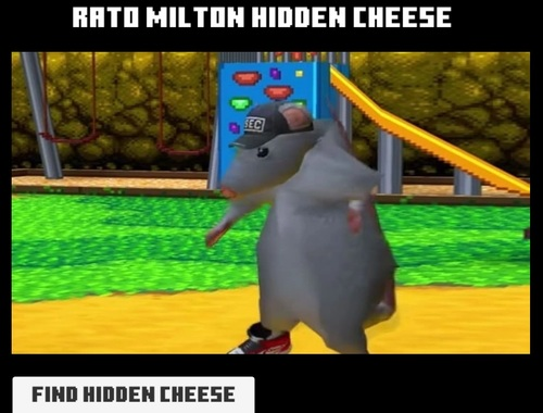 Gra Rato Milton ukryty ser  w Internecie