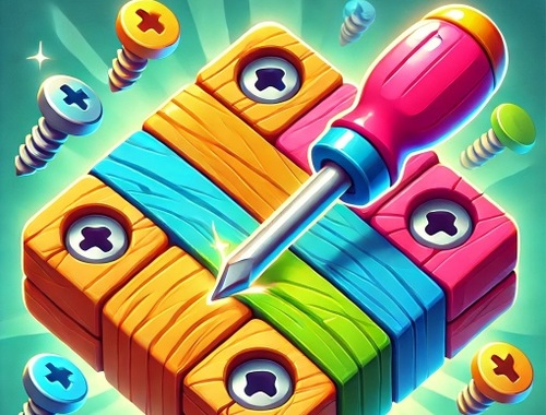 Gra Odkręć puzzle z drewna  w Internecie