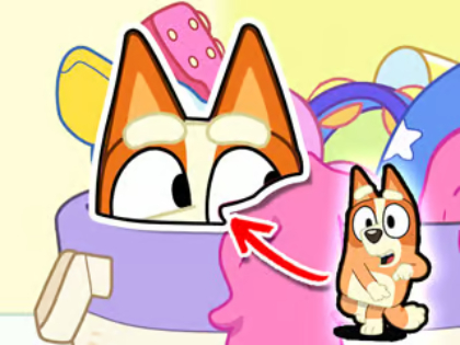 Gra Puzzle Jigsaw: Bluey Hide & Seek  w Internecie