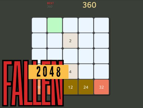 Gra Fallen 2048  w Internecie