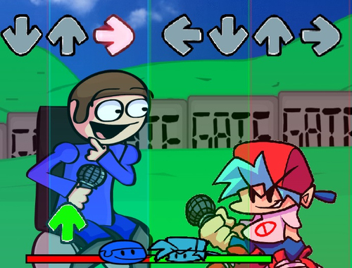 Gra FNF - dom  w Internecie
