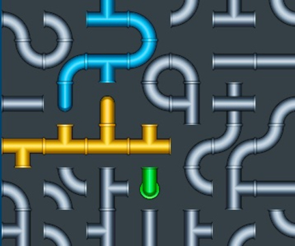 Gra Podłącz puzzle wodne rury  w Internecie