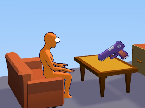 Gra Ragdoll Gun Shooter: Cannon Spinner Playground  w Internecie