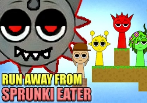 Gra Uciekaj od Sprunki Eater  w Internecie