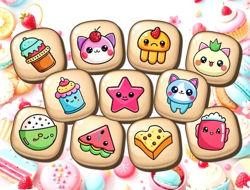 Gra Puzzle płytek Sweetsu  w Internecie