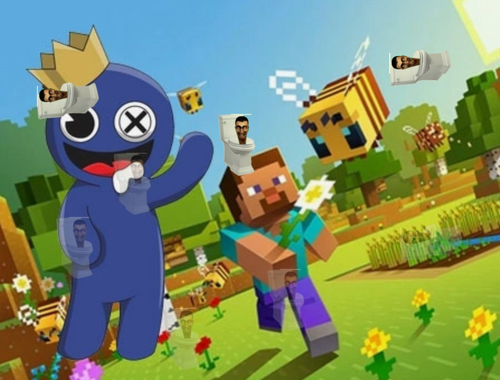 Gra Rainbow Friends Minecraft Hidden Skibidi  w Internecie