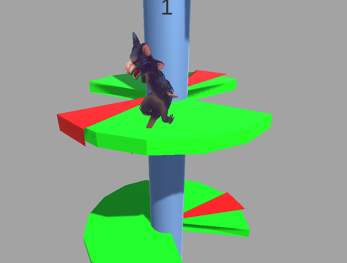 Gra Ratomilton Helix Jump  w Internecie