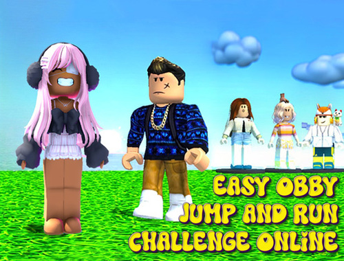 Gra Łatwy OBBY SKOK I RUN JEST WYZWANIE ONLINE  w Internecie