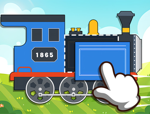 Gra Labo Brick Train Gra dla dzieci  w Internecie