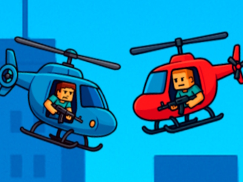 Gra Helikopter Battle Steve 2 Player  w Internecie