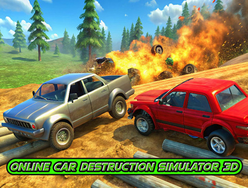 Gra Symulator zniszczenia samochodu online 3D  w Internecie