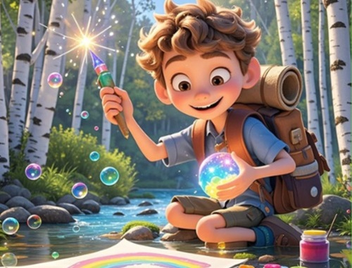 Gra Znajdź różnice: magiczny pędzel  w Internecie