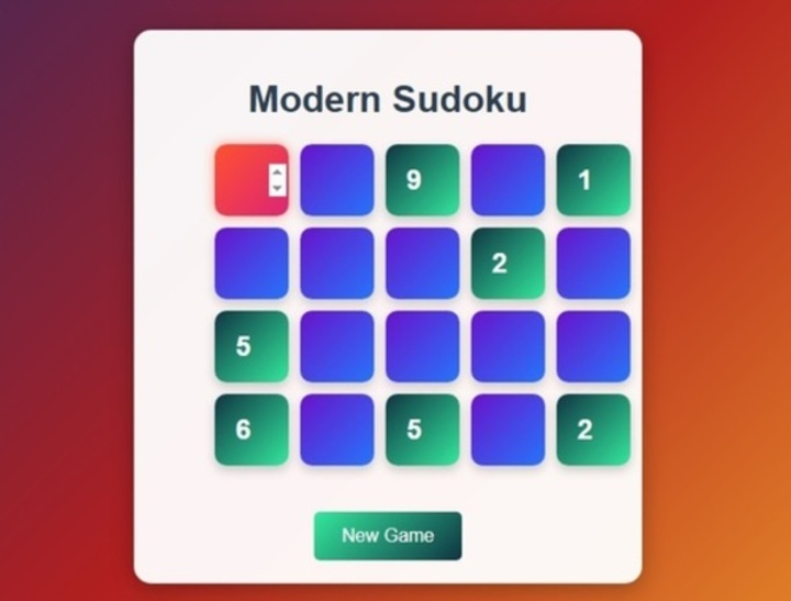 Gra Współczesne sudoku  w Internecie