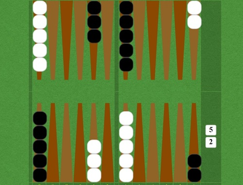 Gra Krótki backgammon  w Internecie