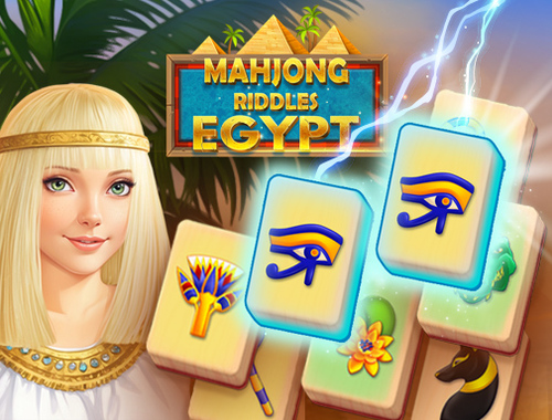 Gra MAHJONG GRADDLES: Egipt  w Internecie