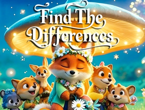 Gra Znajdź różnice: Friendly Fox  w Internecie