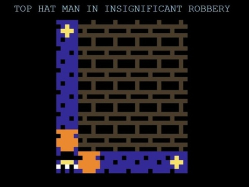 Gra Top Hat Man w nieistotnym rozboju  w Internecie