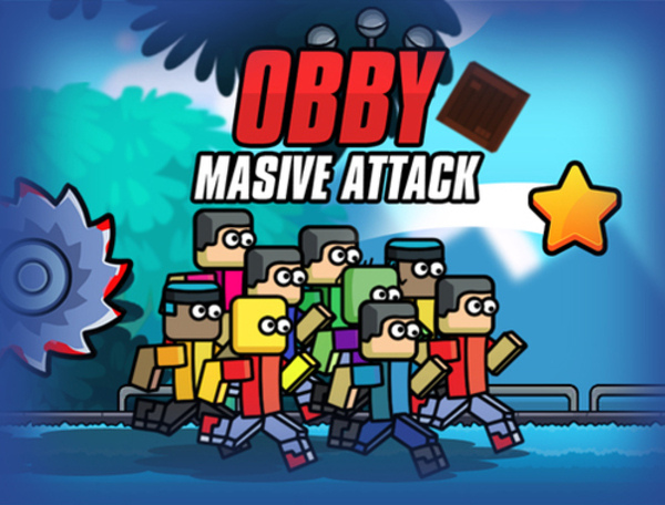 Gra OBBY MASYWNY ATATK  w Internecie